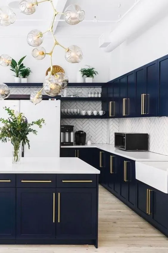 Inspiration for Blue Kitchen Cabinets