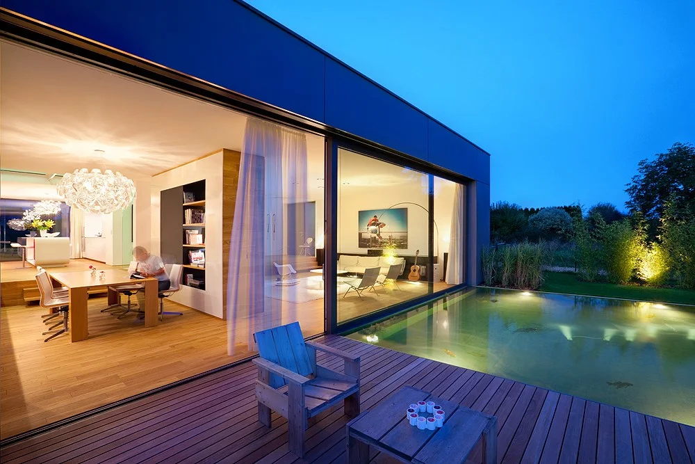 卢森堡戈布兰日两排房屋项目由Metaform Architects设计