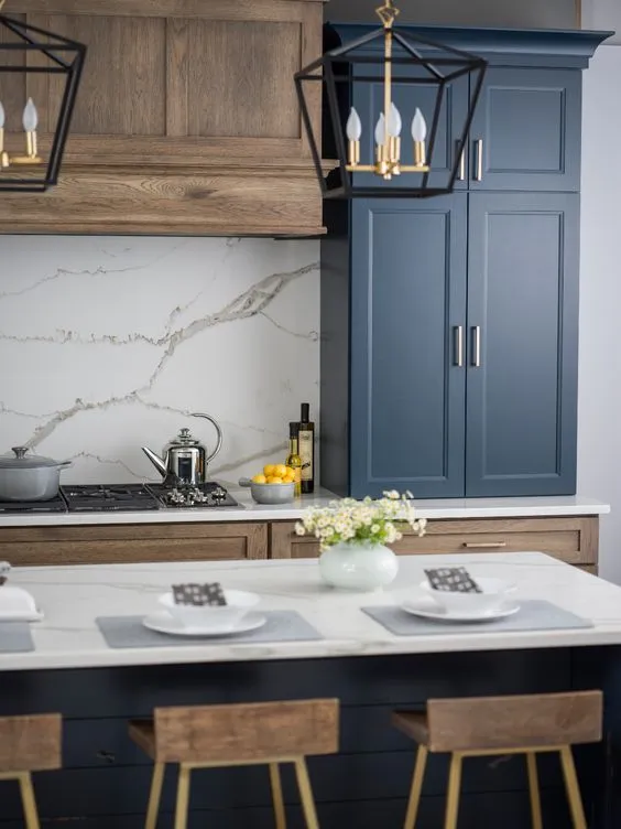 Inspiration for Blue Kitchen Cabinets