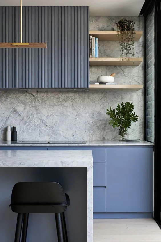 Inspiration for Blue Kitchen Cabinets