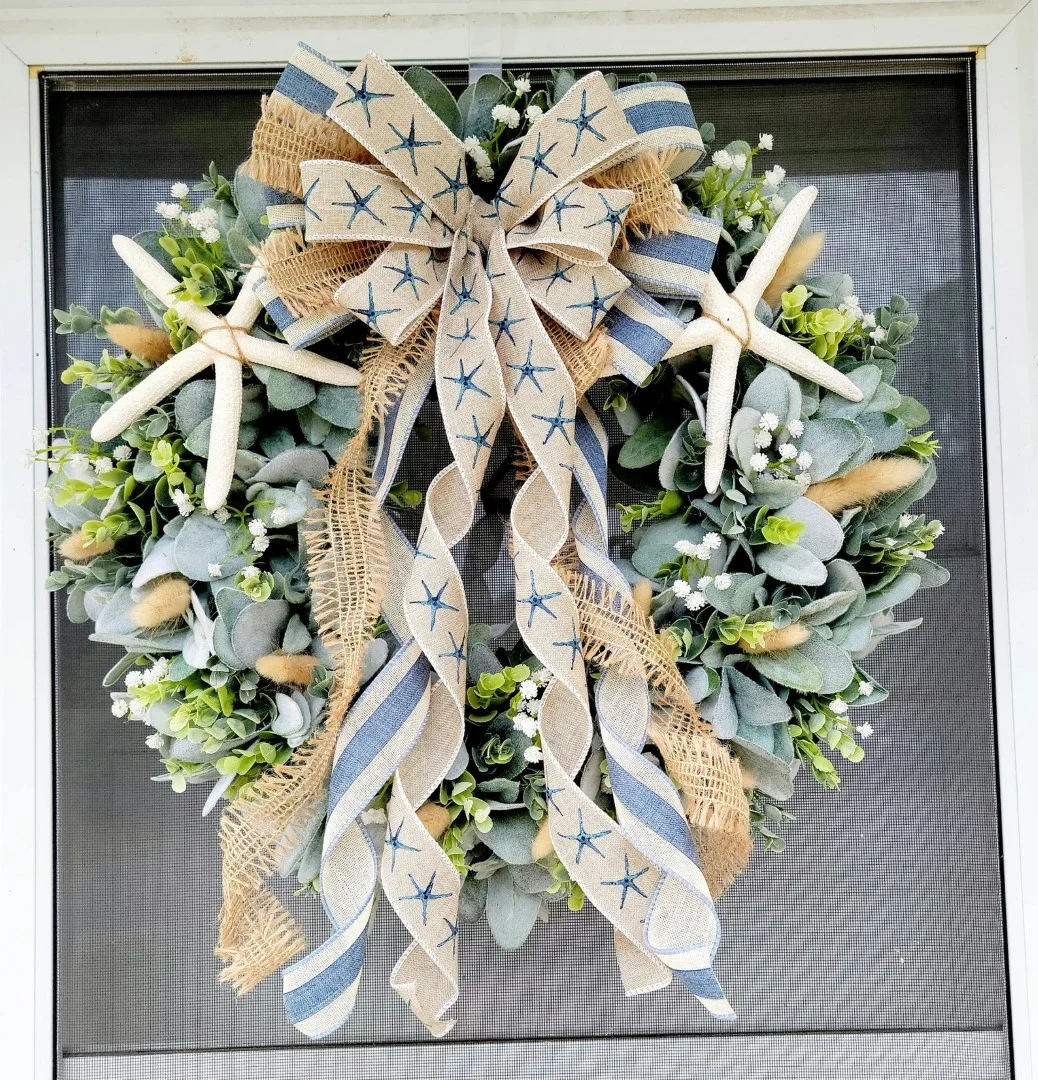 2. Nautical Wreath with Starfish