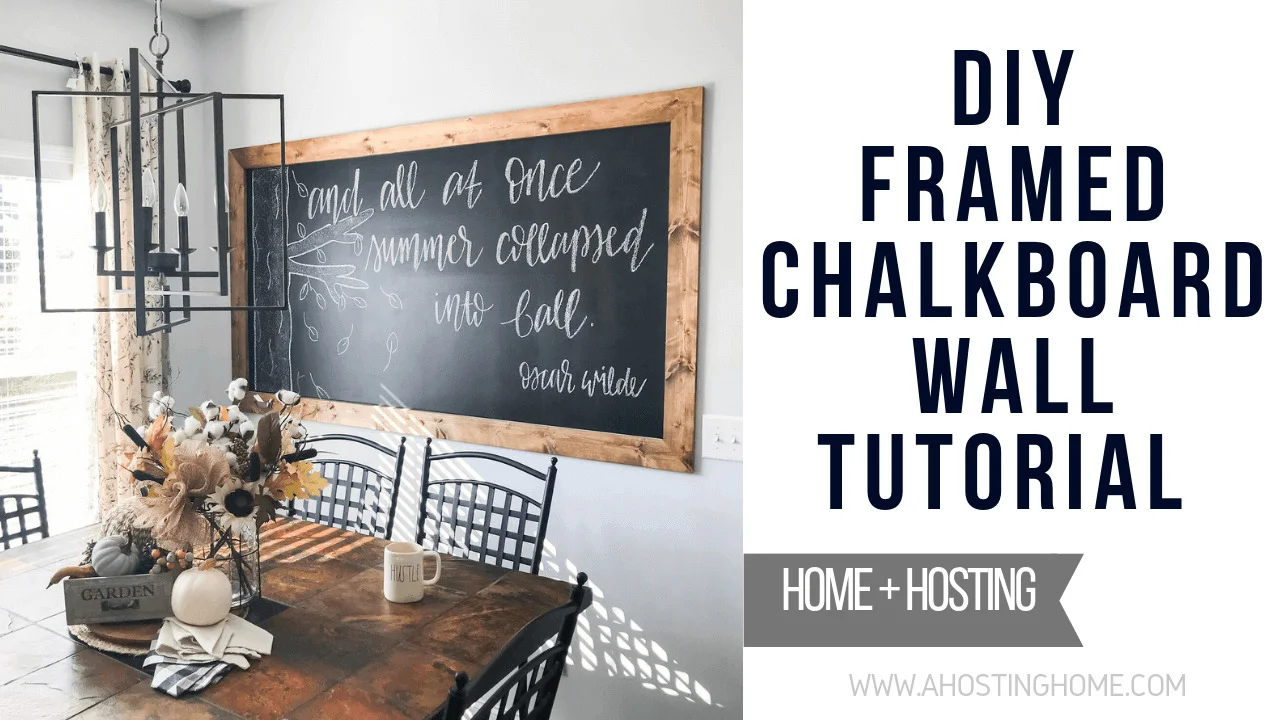 8. MARCO DIY CON TABLÓN NEGRO