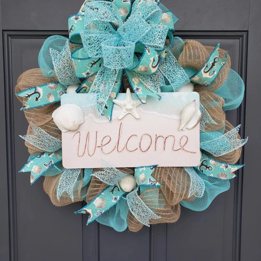 13. Beach Greeting Wreath