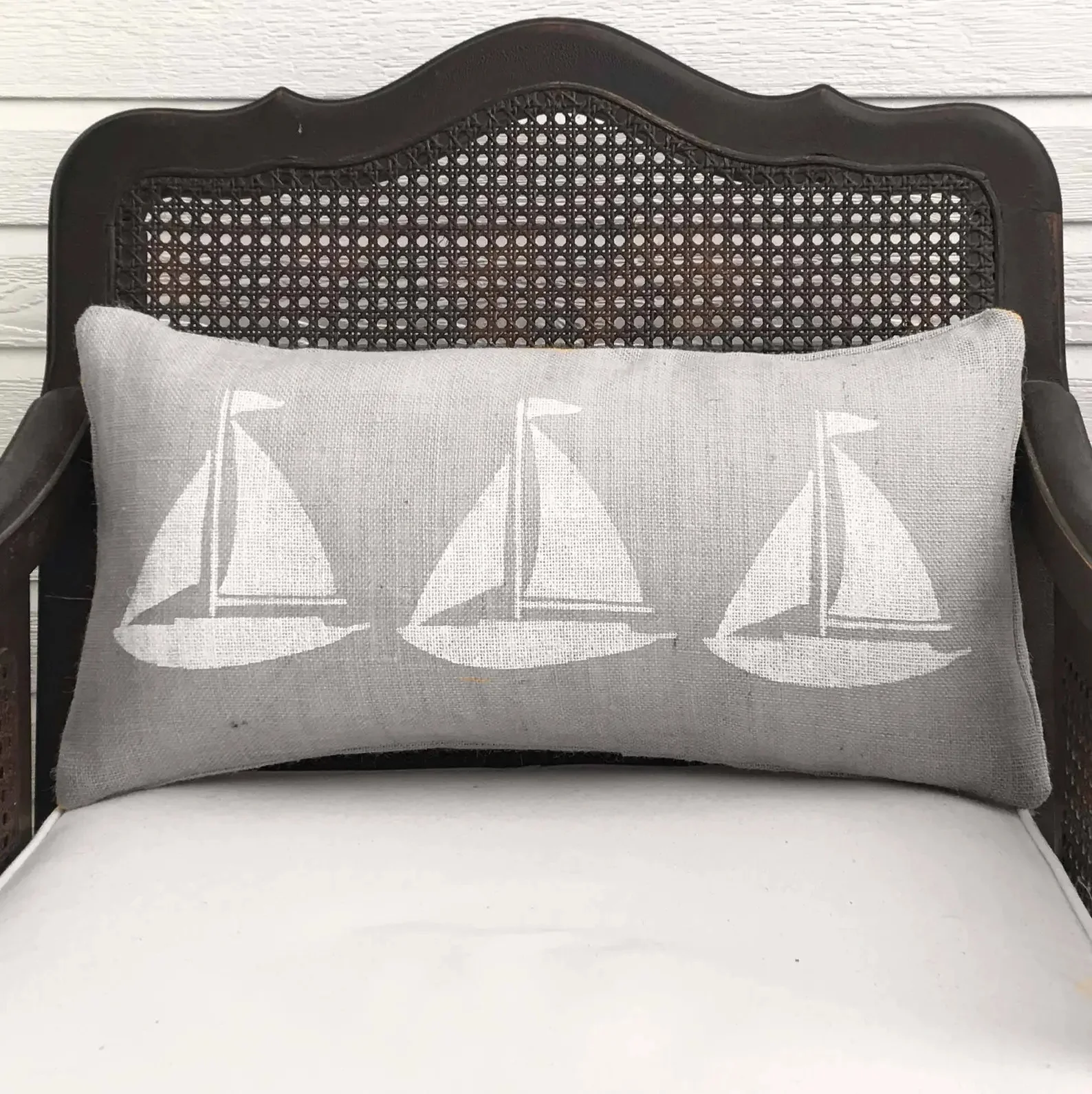 帆船图案懒人枕