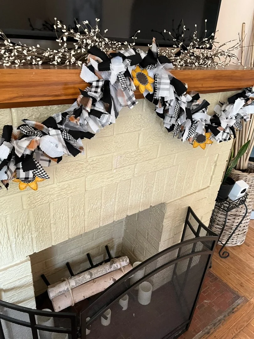 8. 布艺向日葵花环