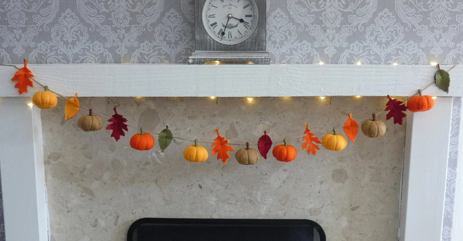 11. Pumpkin Garland