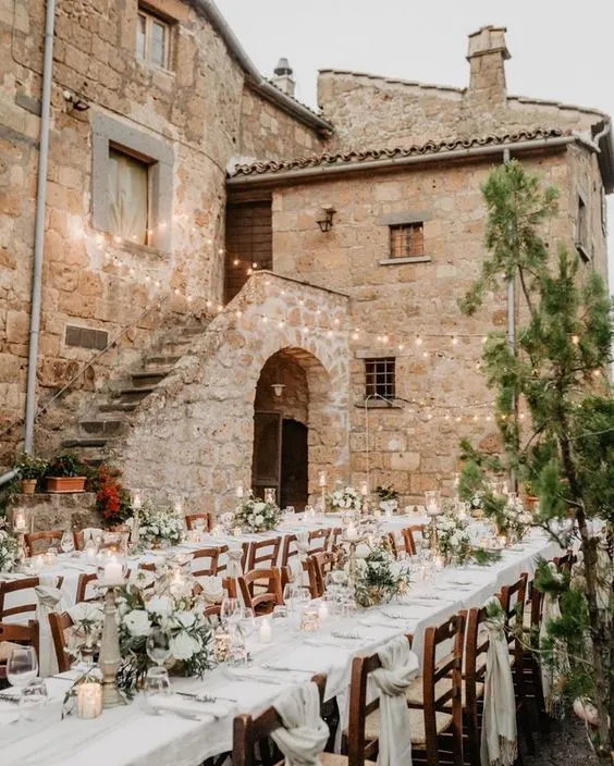 梦幻乡村婚礼风景装饰创意