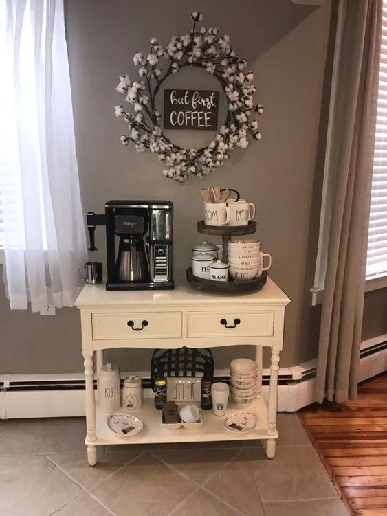 简单咖啡角装饰建议