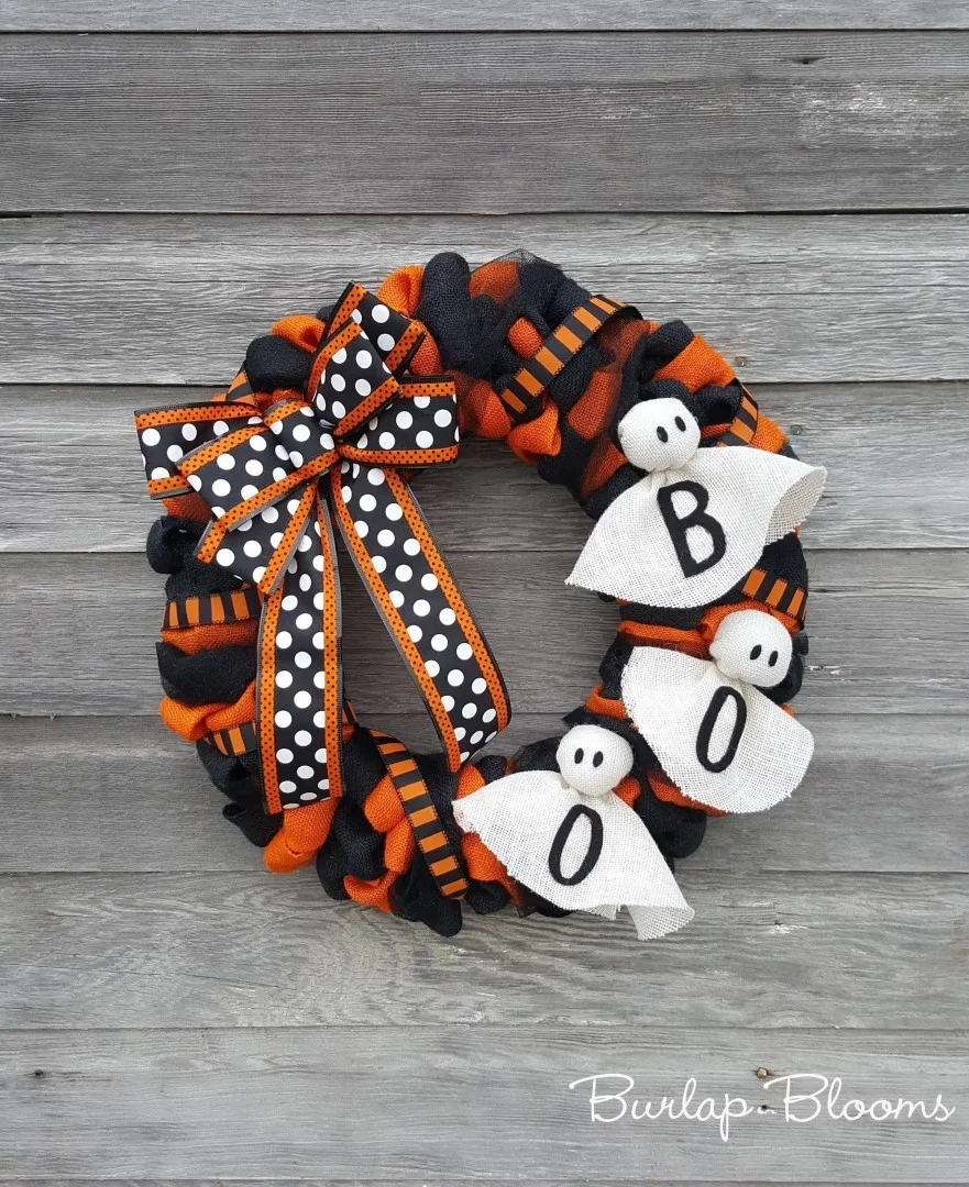 12. Guirnalda de Halloween con cuerda