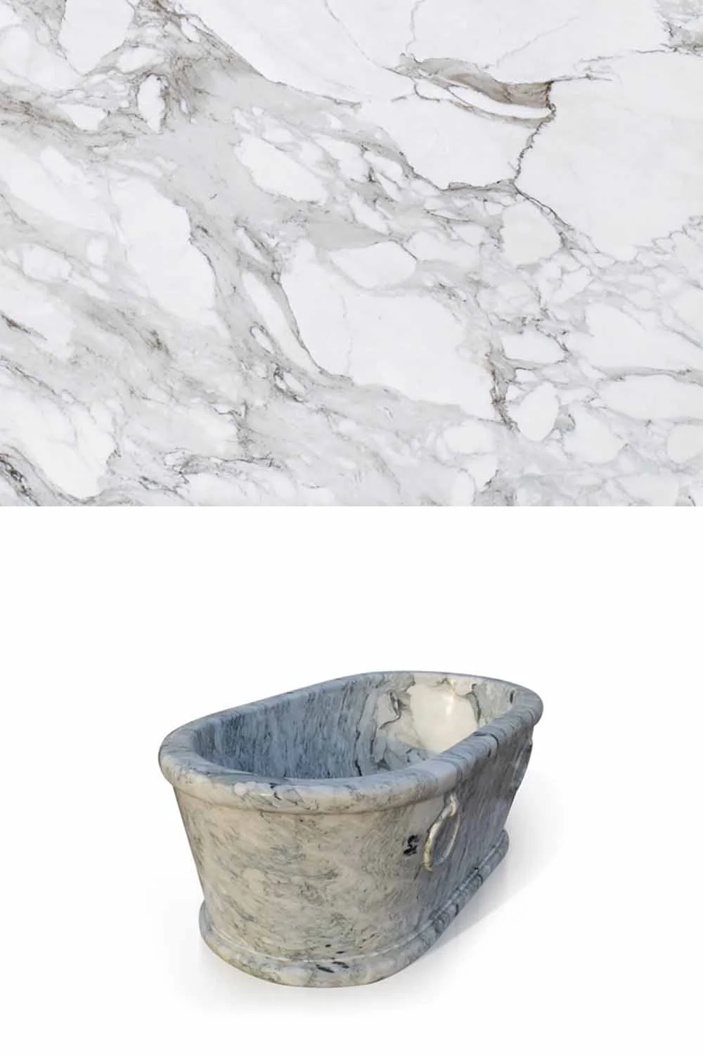 2022年潮流：适合大中小浴室的石材浴缸