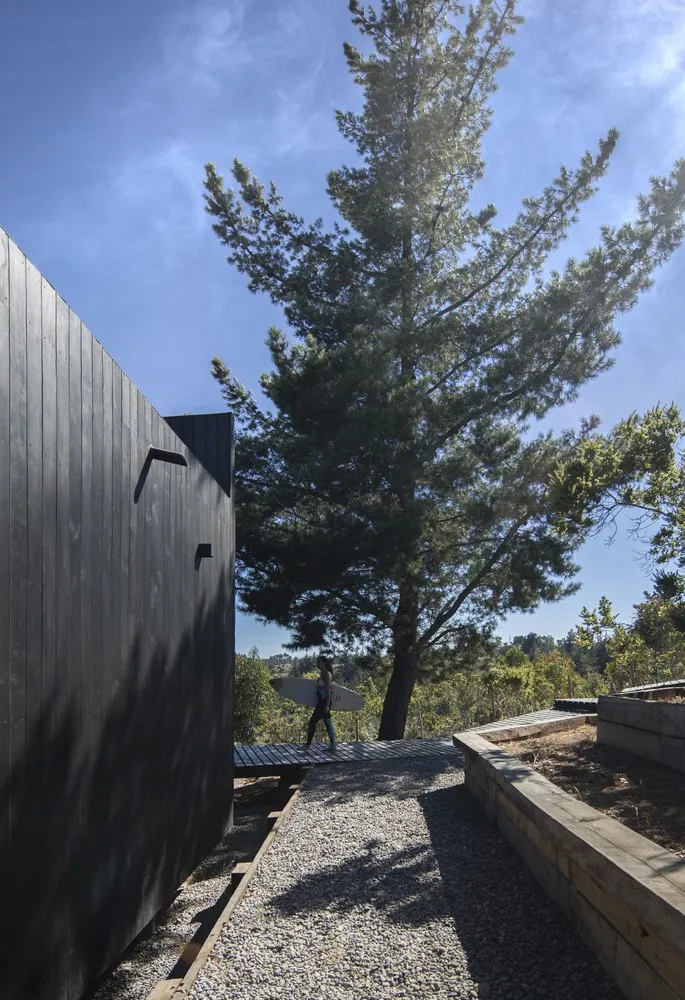 Дім Пуертекілло від Estudio Base Arquitectos у Навідаде, Чилі