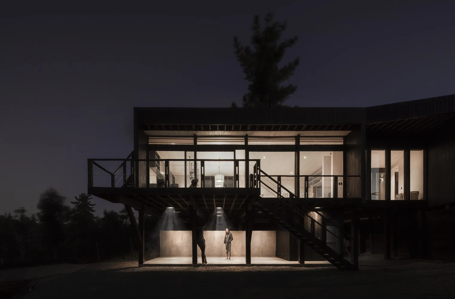 Дім Пуертекілло від Estudio Base Arquitectos у Навідаде, Чилі