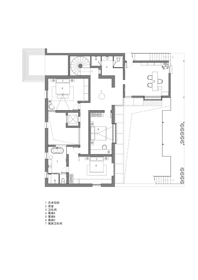 Tanzo Space Design设计的观止宅——扎根于中国精神传统的现代住宅