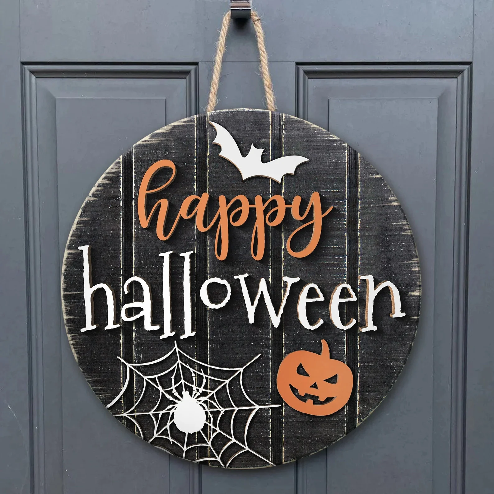 13. Cierre para puerta de Feliz Halloween