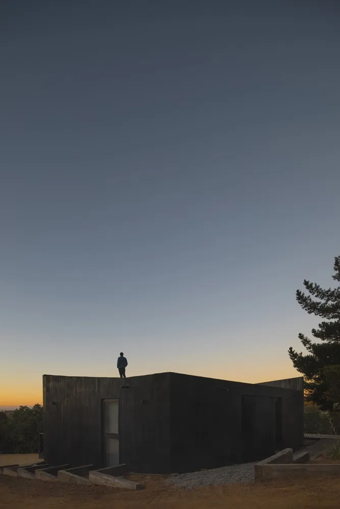 Дім Пуертекілло від Estudio Base Arquitectos у Навідаде, Чилі