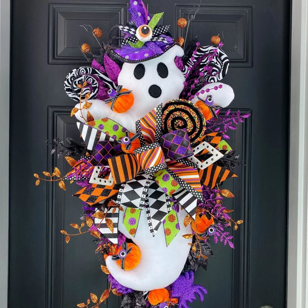 3. Guirnalda de fantasma de Halloween