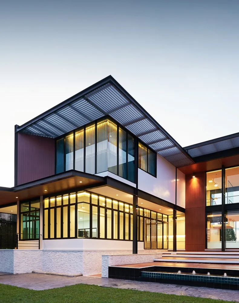 Sute Architect设计的K. Por住宅位于泰国坦巴永约帕府 Sute Architect设计的K. Por住宅位于泰国坦巴永约帕府