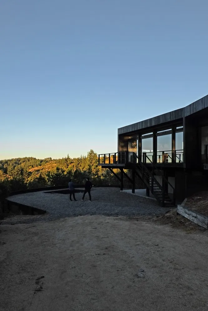 Дім Пуертекілло від Estudio Base Arquitectos у Навідаде, Чилі