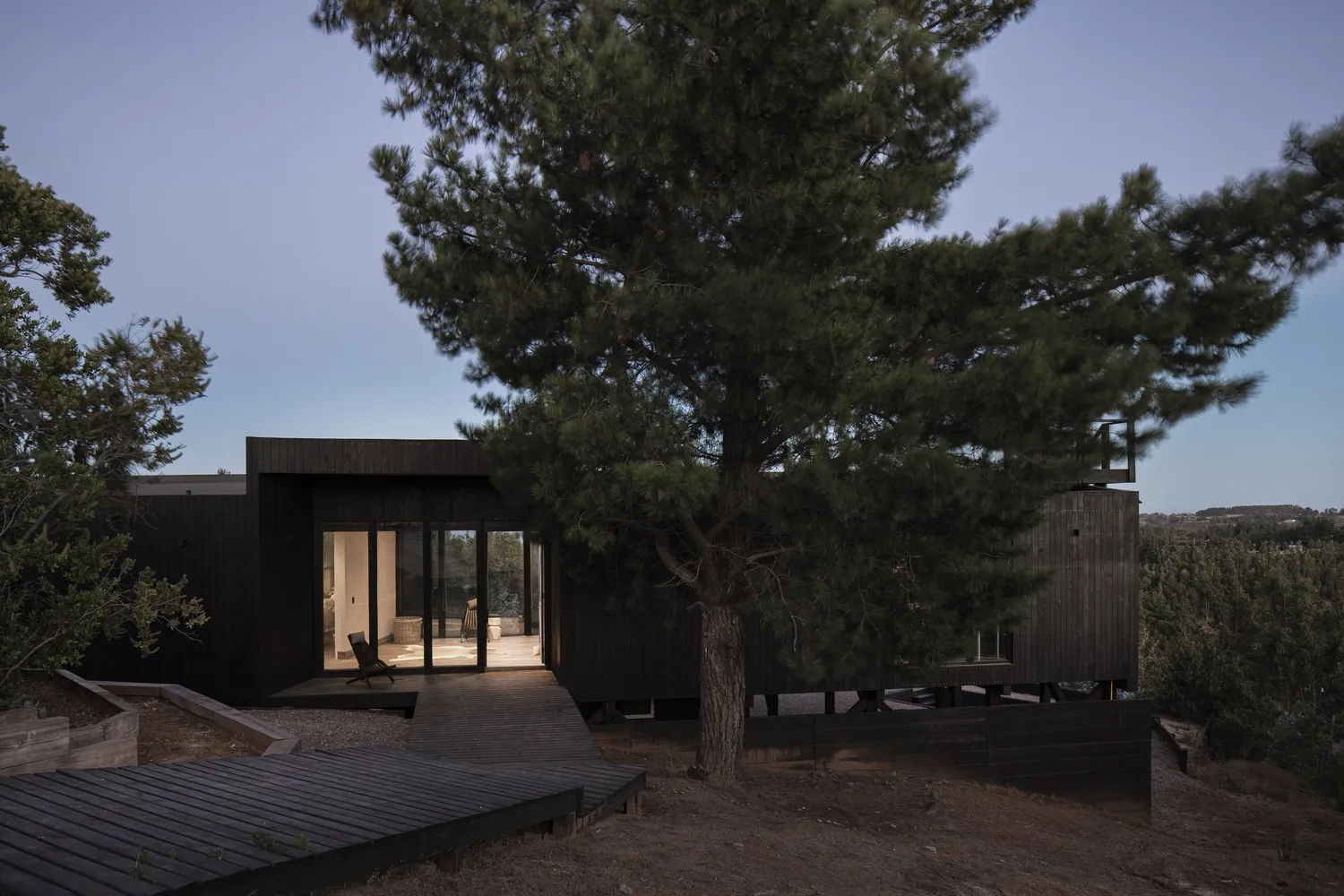 Дім Пуертекілло від Estudio Base Arquitectos у Навідаде, Чилі