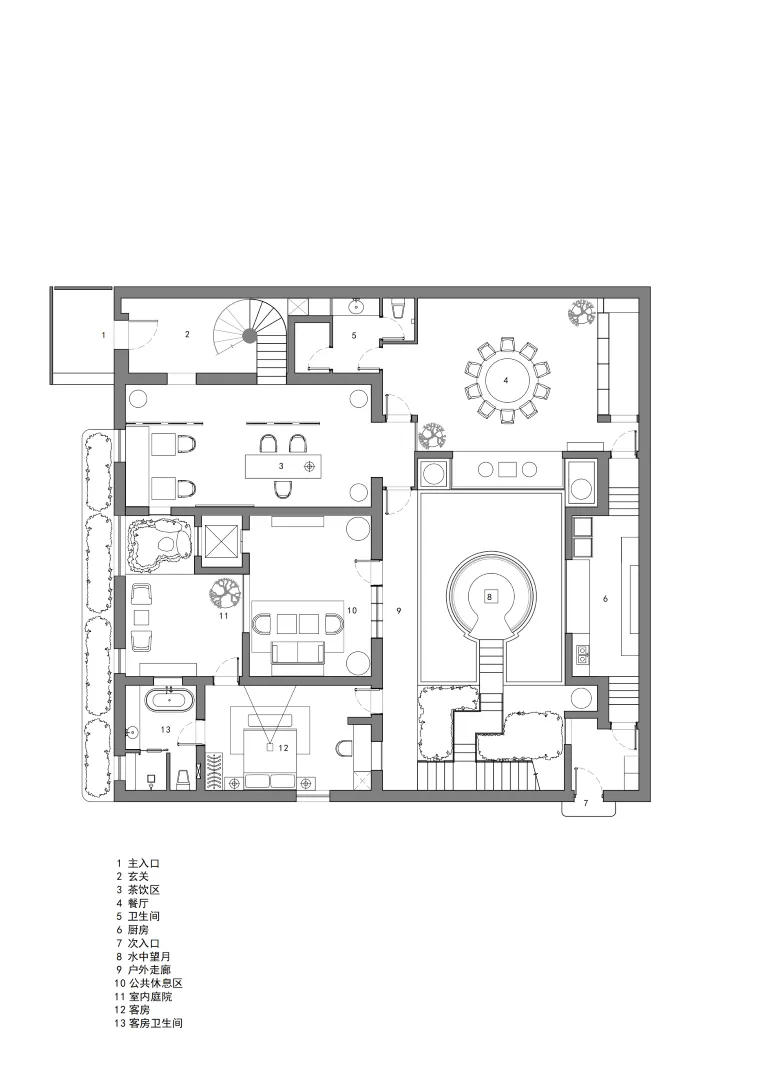Tanzo Space Design设计的观止宅——扎根于中国精神传统的现代住宅