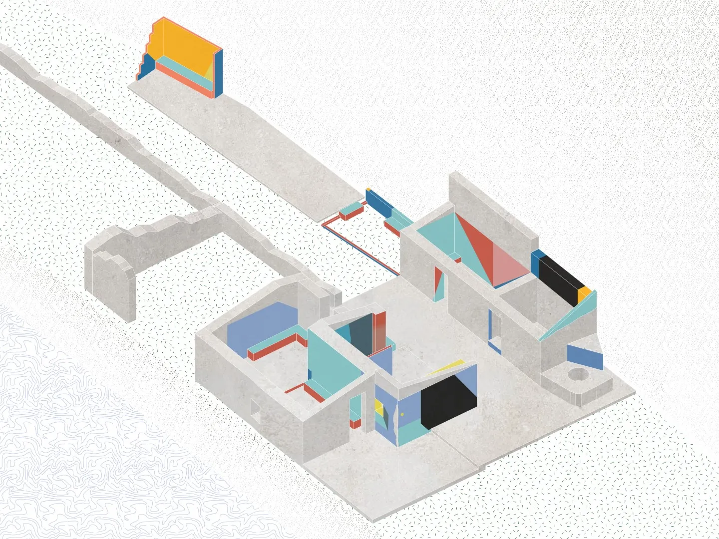 葡萄牙保罗·莫雷拉建筑事务所与Verkron艺术集体的Escadinhas步行道项目 葡萄牙保罗·莫雷拉建筑事务所与Verkron艺术集体的Escadinhas步行道项目