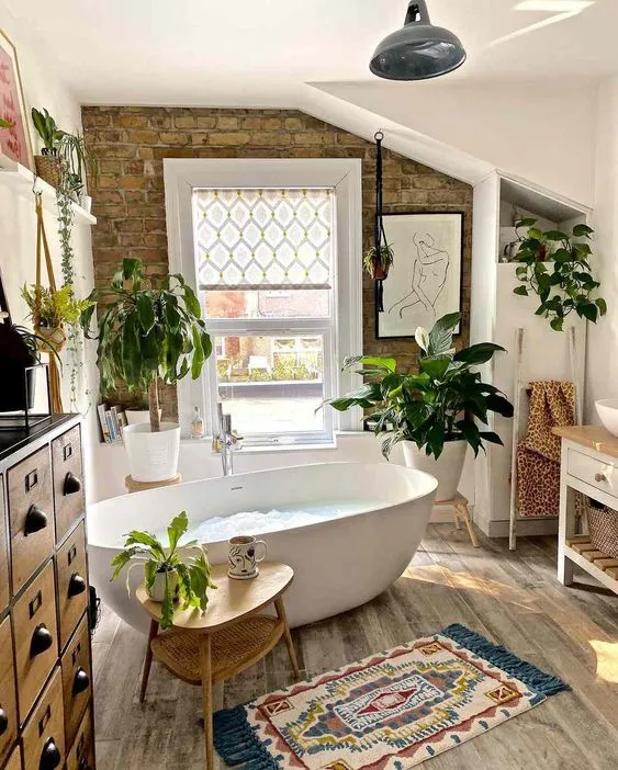 Ideas for Bathroom with Wooden Floor