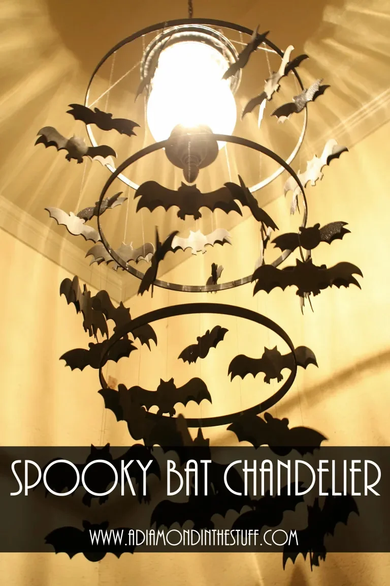 8. Gespenstische Lampe aus Fledermäusen