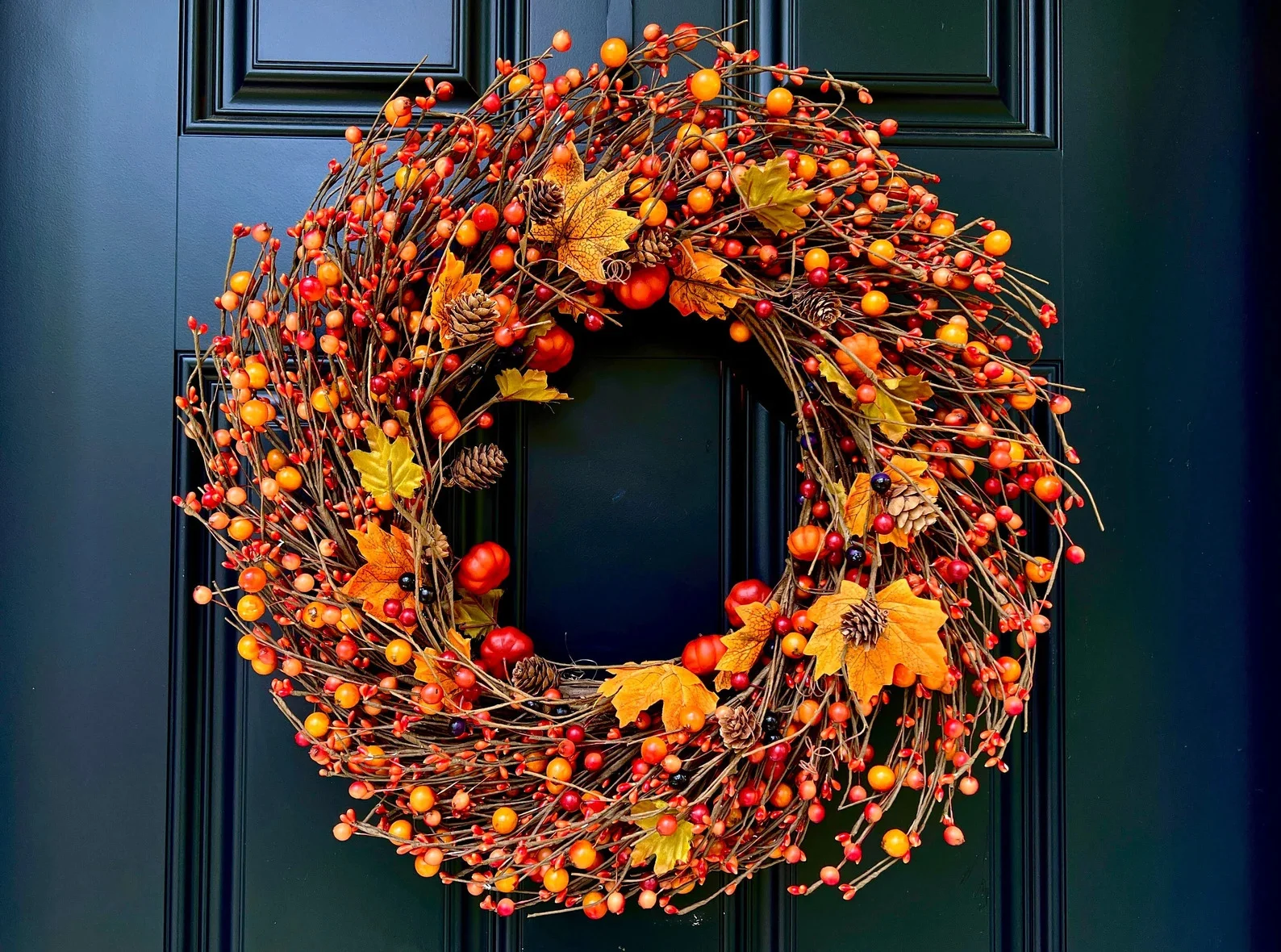 6. 果酱与南瓜秋日花环