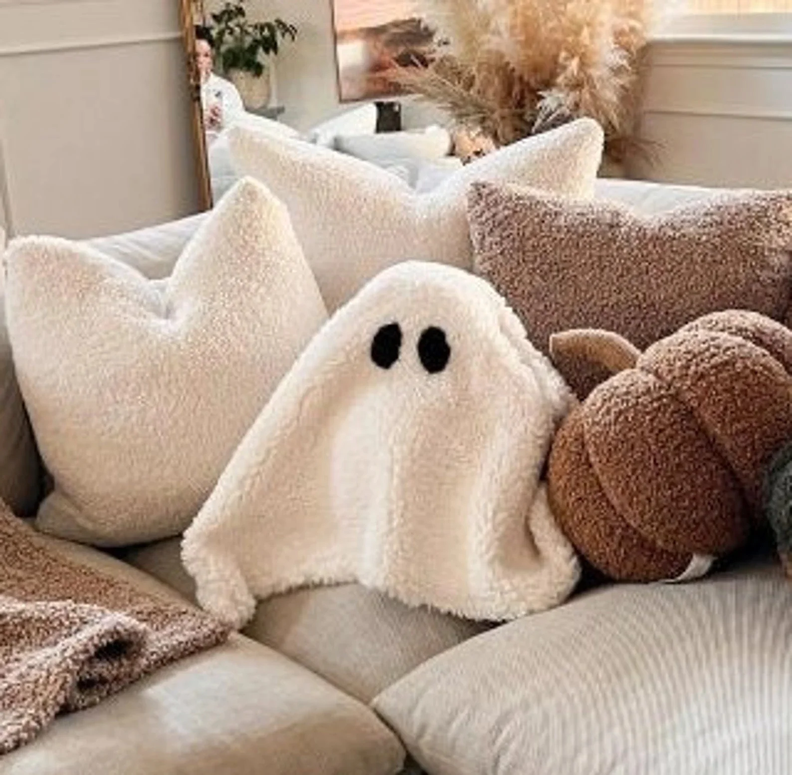4. Halloween Ghost Pillow