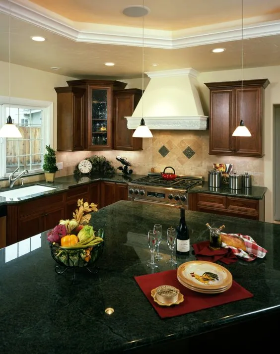 选择适合家庭的绿色花岗岩