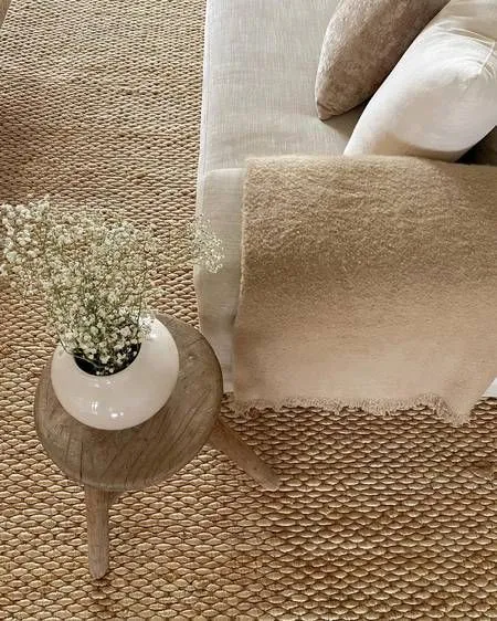 美丽的稻草地毯模型