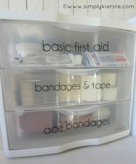 14. ORGANIZACIÓN DEL ARMARIO DE MEDICAMENTOS Y PRIMEROS AUXILIOS