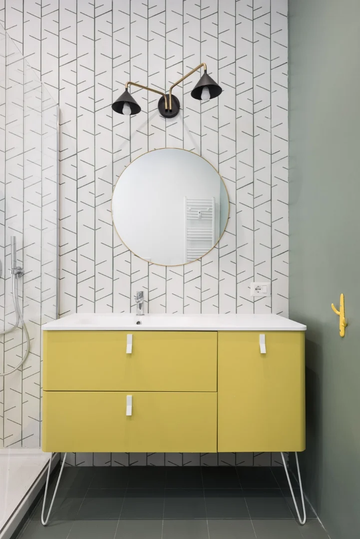 5. Scandinavian Powder Room