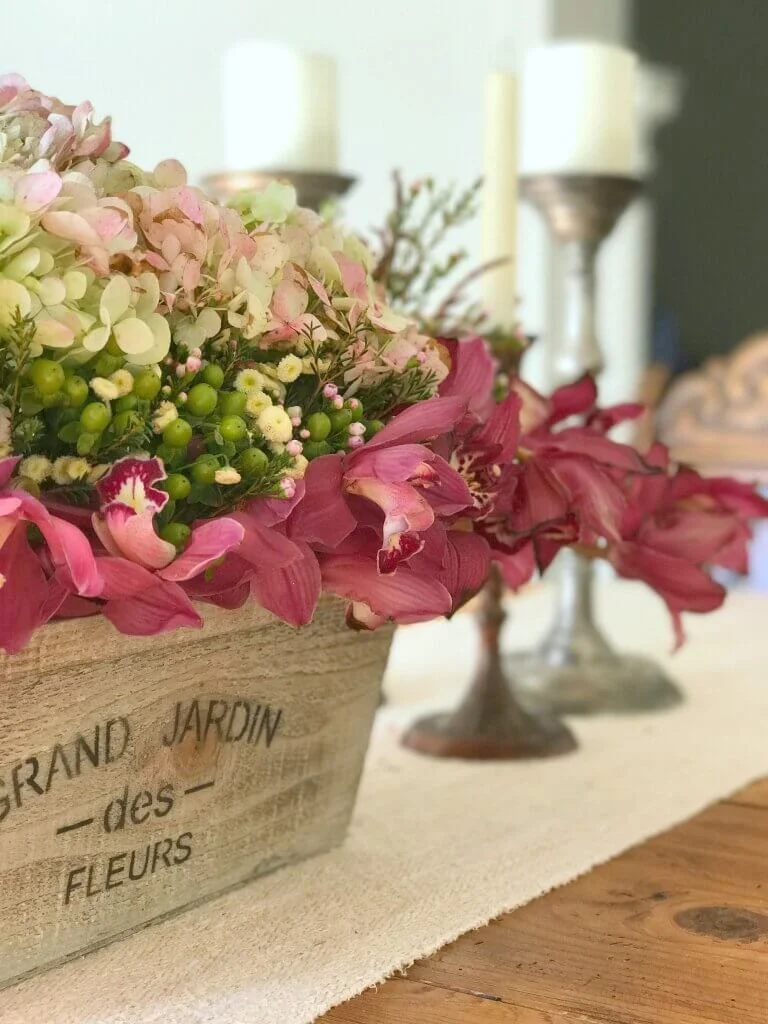4. Centro de mesa floral para el Día de Acción de Gracias