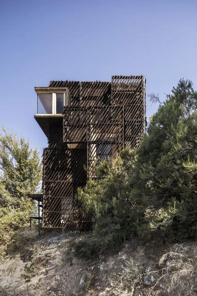 Voxel Quarantine Cabin by Valldaura Labs in Barcelona, Spain