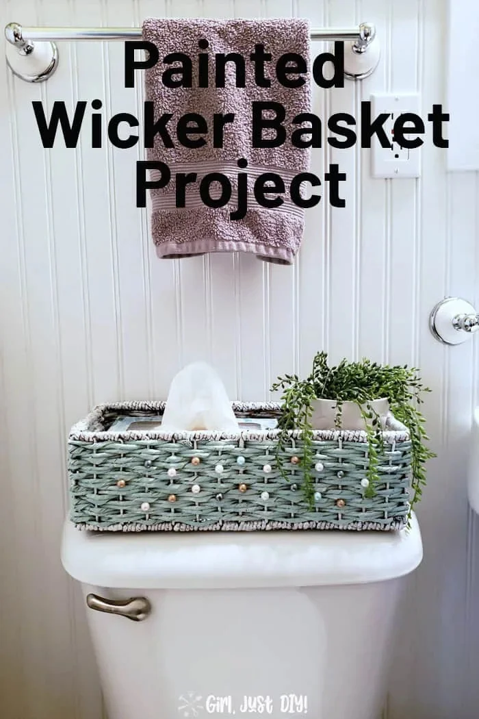 11. Red Wicker Basket