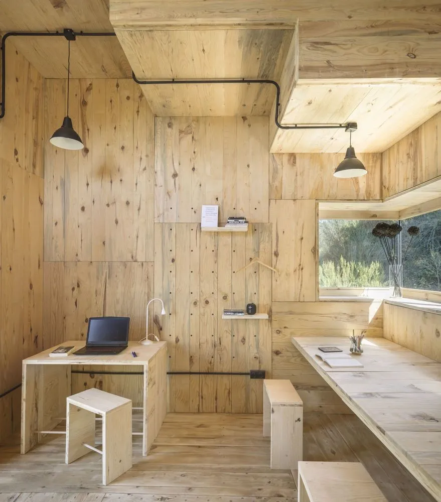 Voxel Quarantine Cabin by Valldaura Labs in Barcelona, Spain