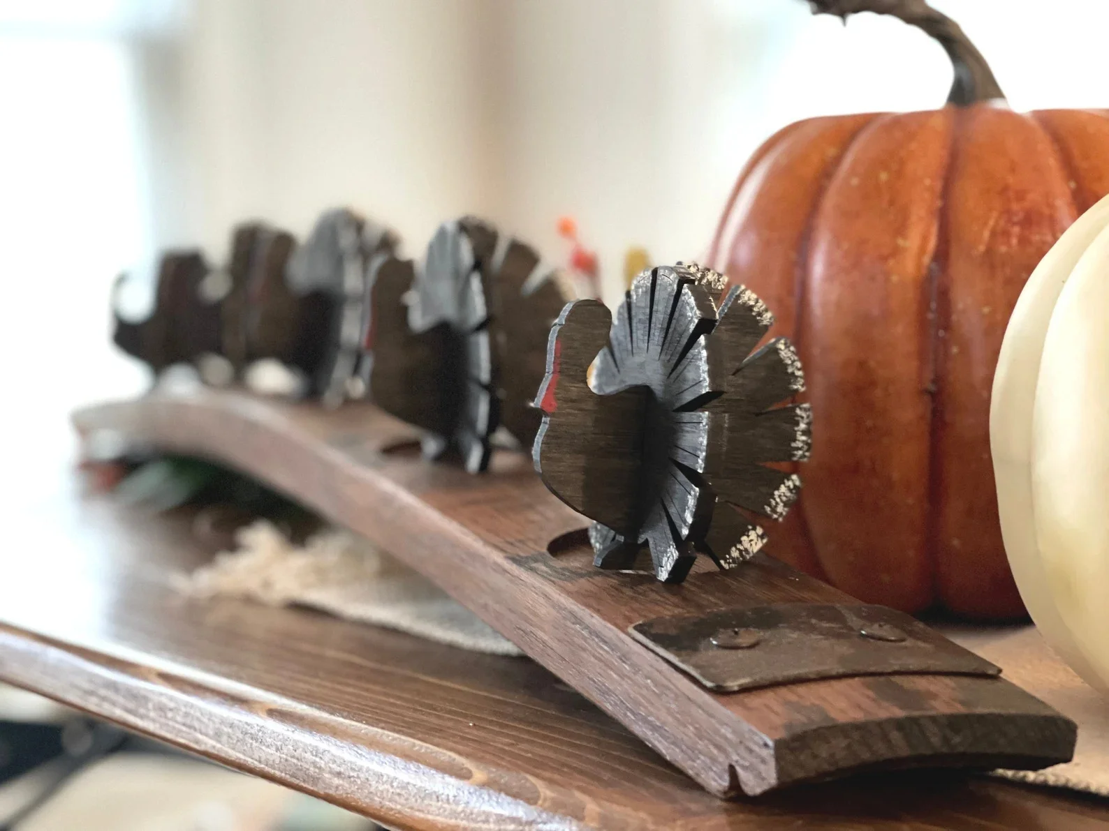 10. Barril de madera y pavo