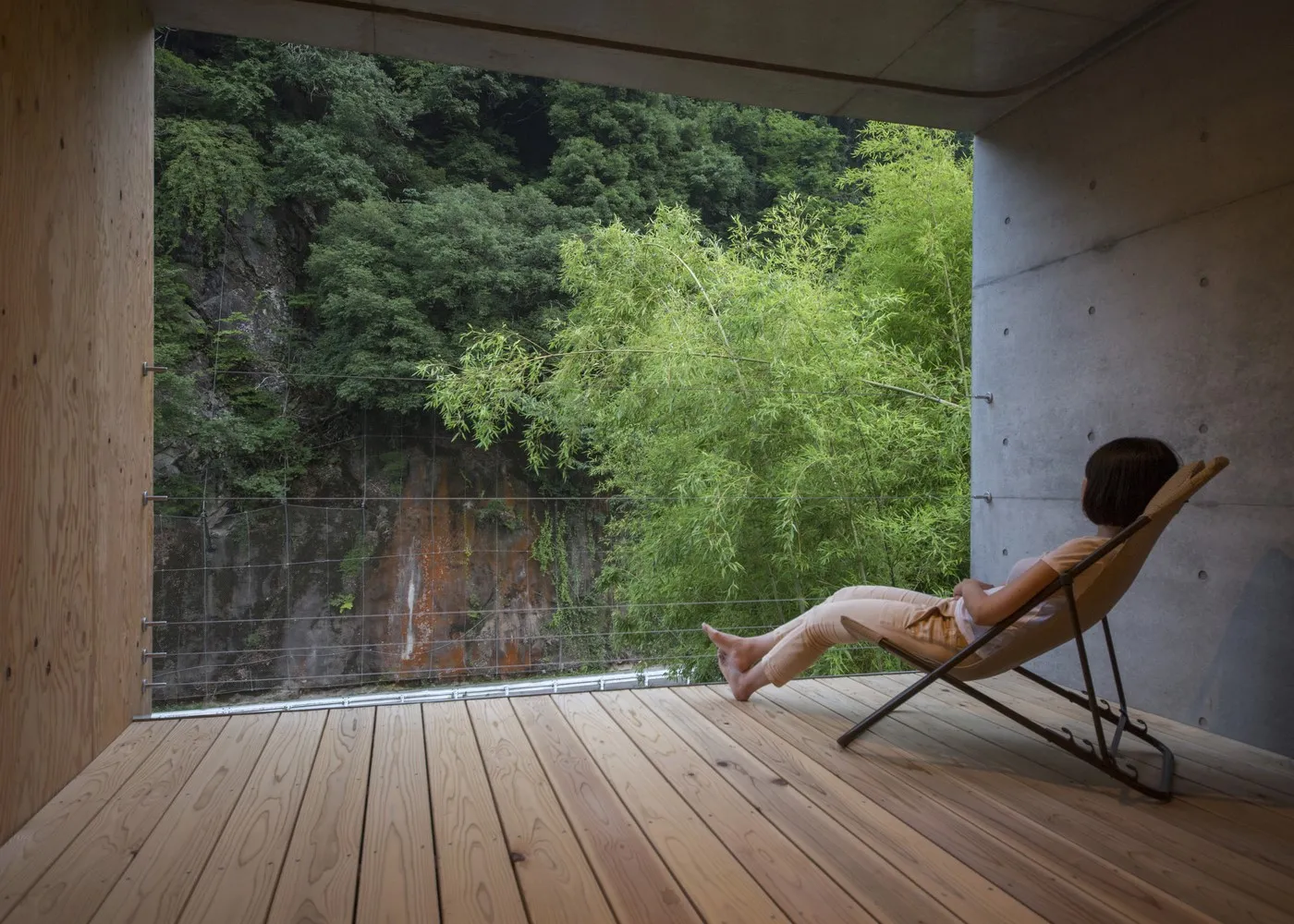 PLANET Creations设计的悬崖边住宅,日本天川村 PLANET Creations设计的悬崖边住宅,日本天川村