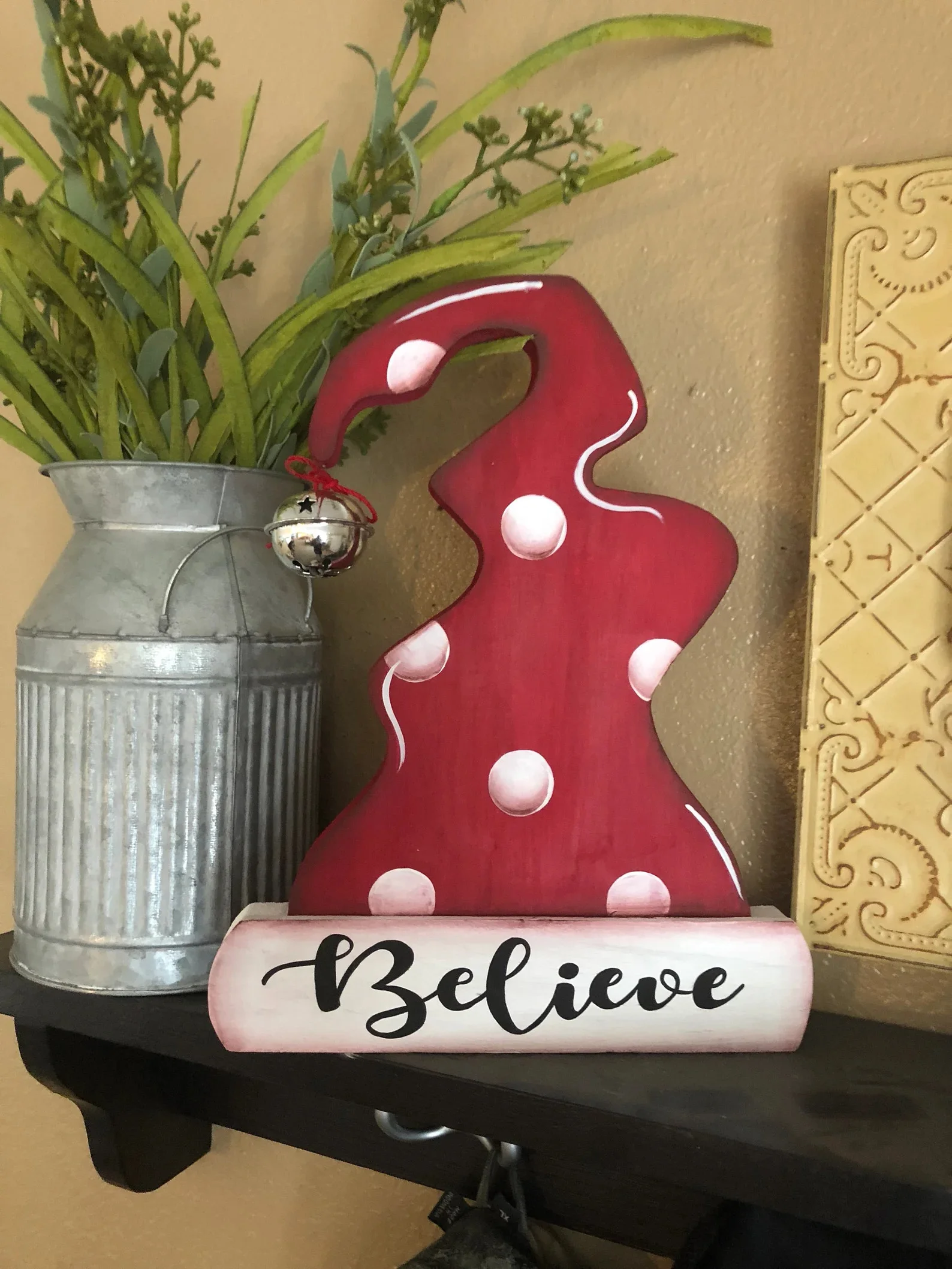 10. Señal con gorro de Santa