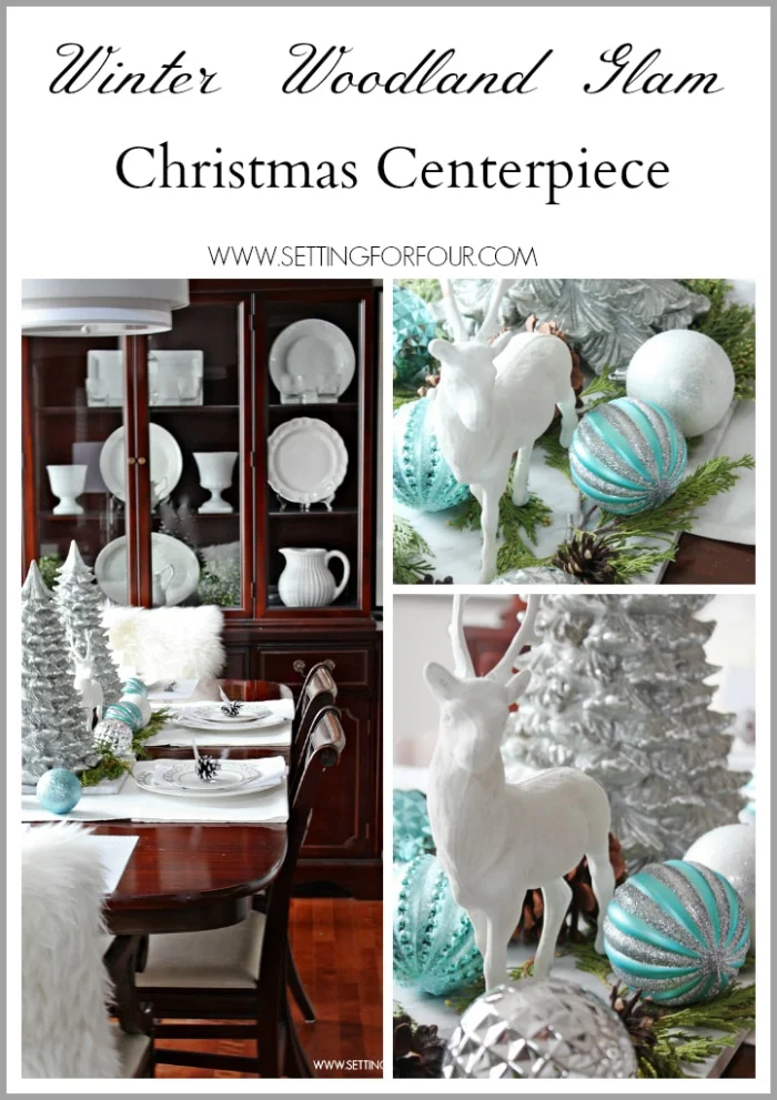 6. Enchanted Christmas Centerpiece for Winter Forest