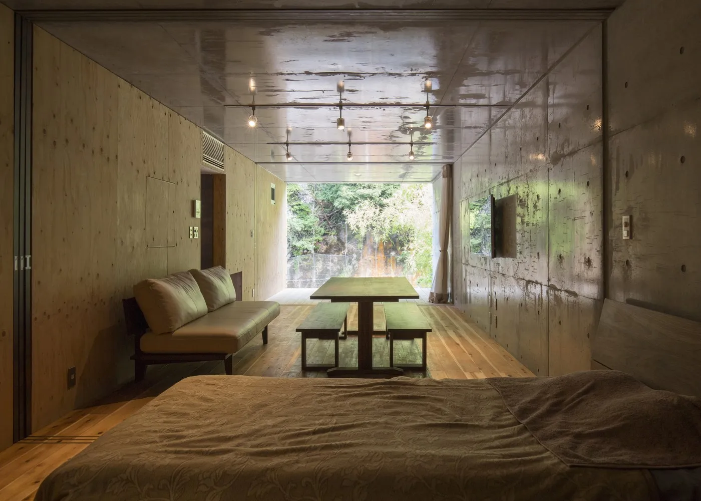 PLANET Creations设计的悬崖边住宅,日本天川村 PLANET Creations设计的悬崖边住宅,日本天川村