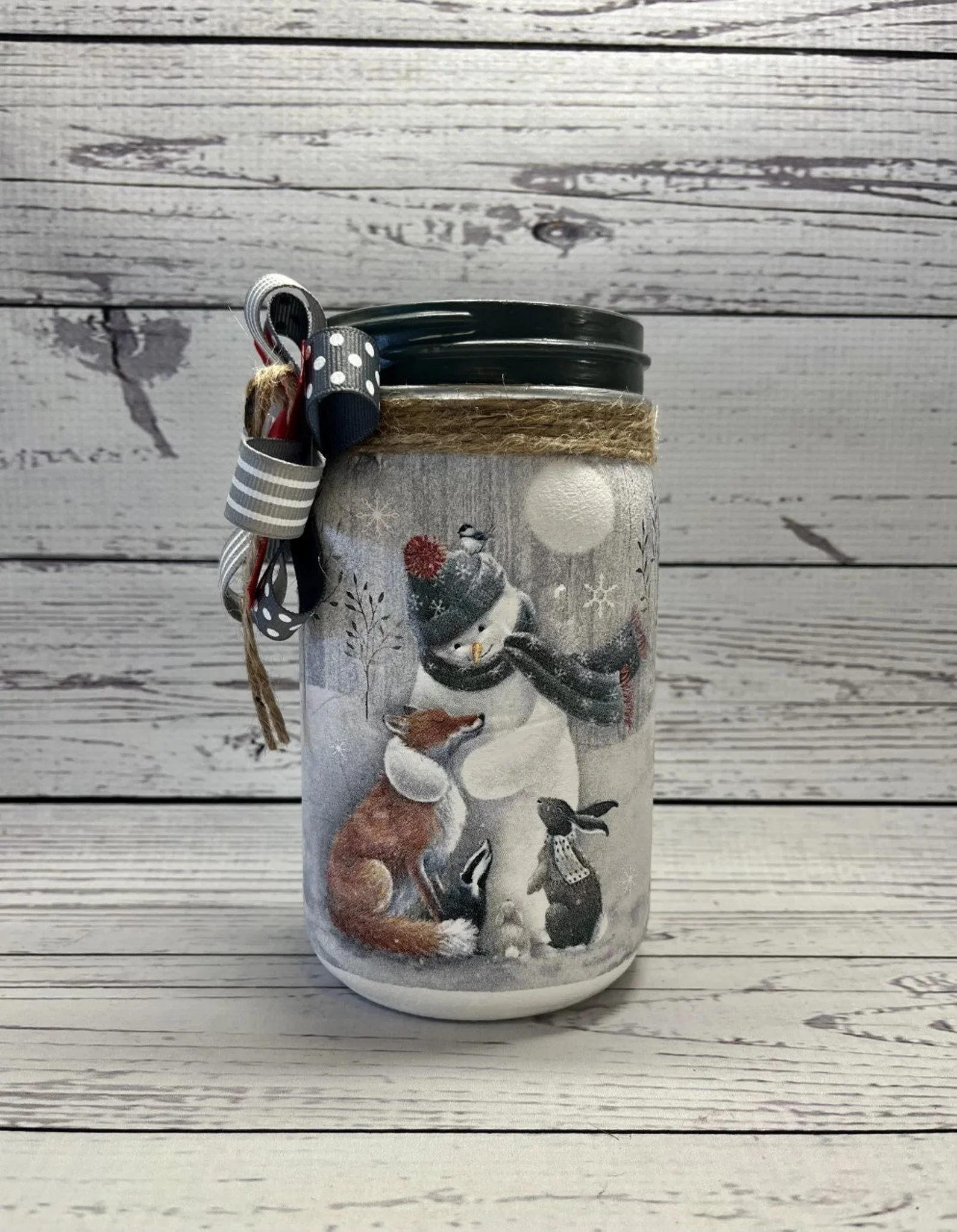 4. Snowman in a Jar