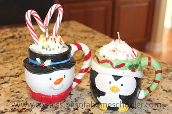 13. Свічки DIY Різдво