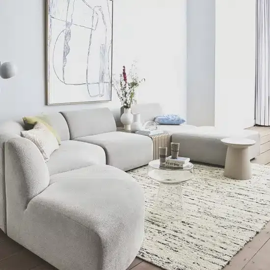 黑白地毯：时尚与图形装饰的必备元素