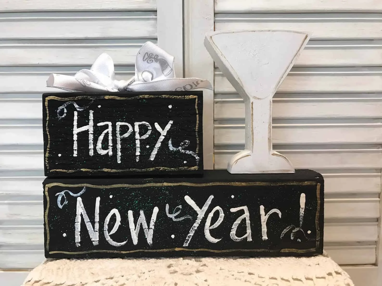 11. Bloques con mensaje del Año Nuevo