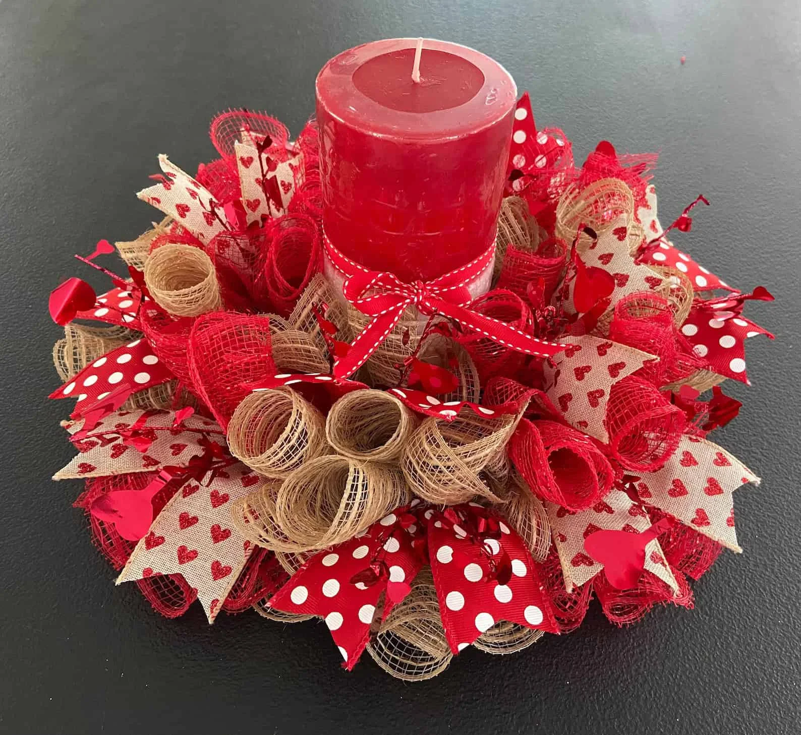 11. Heart Grid Centerpiece