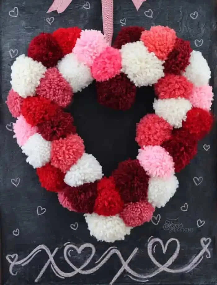 9. Make a Heart-Shaped Wreath