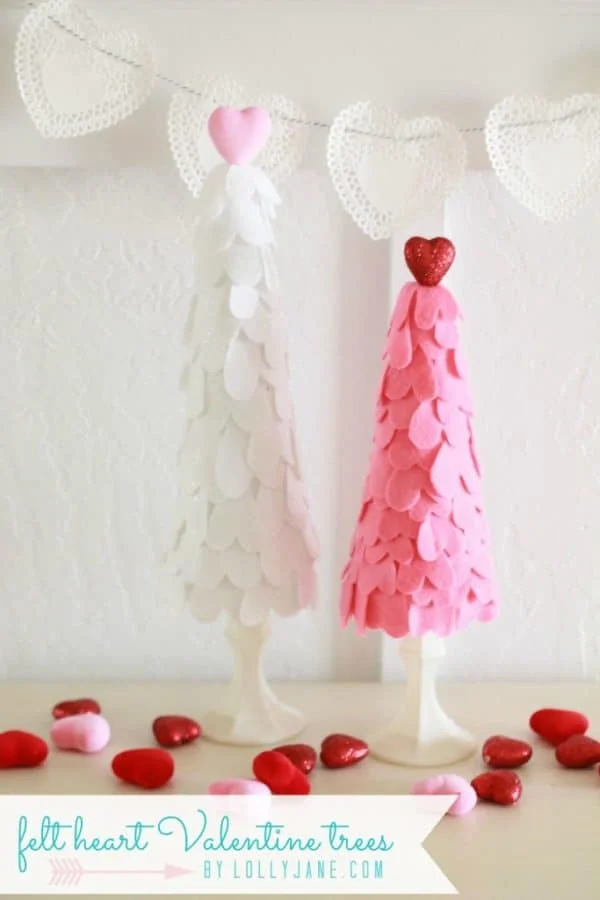 3. Valentine's Feather Tree