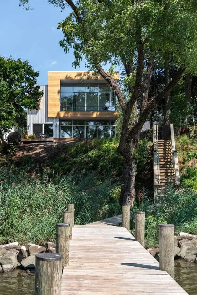 Dom na brzegu rzeki Spa od GriD Architects w Annapoli, stan Meryland Dom na brzegu rzeki Spa od GriD Architects w Annapoli, stan Meryland